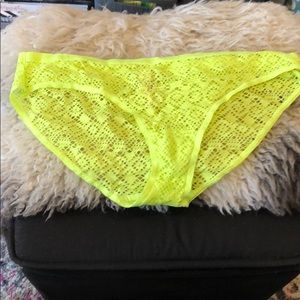 Neon yellow  Victoria’s Secret panties